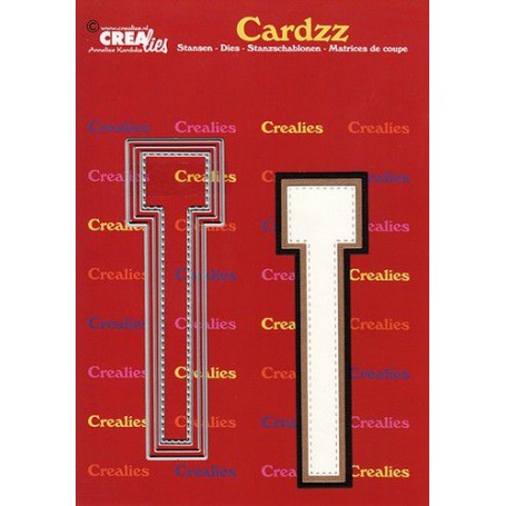 Crealies Cardzz letters Buchstabe T max. 13 cm