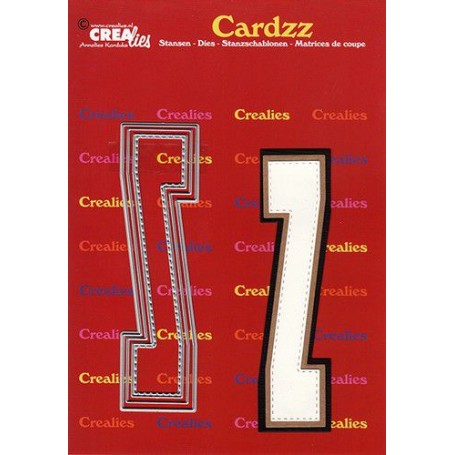 Crealies Cardzz letters Buchstabe Z  max. 13 cm