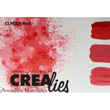 Crealies Pigment Colorzz Pulver Rot