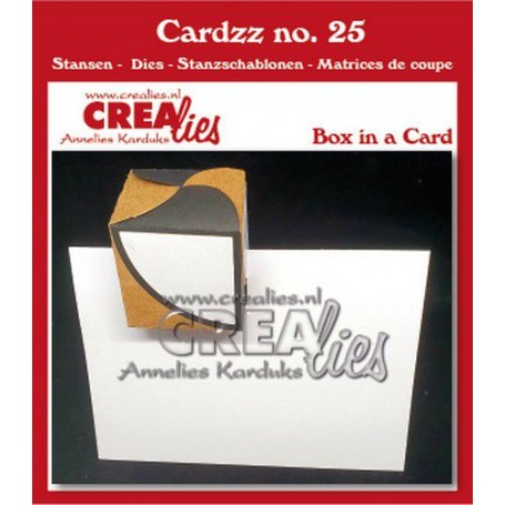 Crealies Cardzz Box in einer Karte  fits in most cardsizes