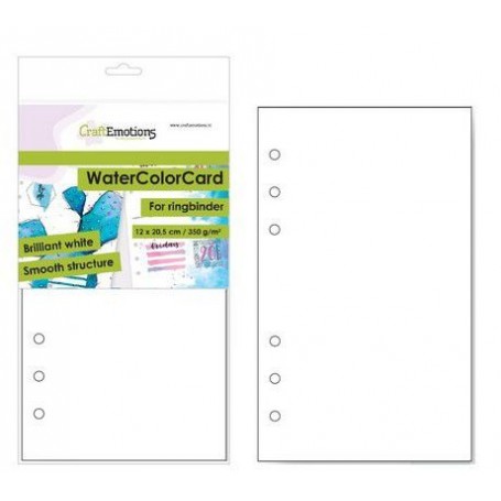 Watercolor papier - bril. Ringbinder weiß A5 CraftEmotions