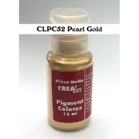 Crealies Pigment Colorzz Pearl powder Gold  15 ml