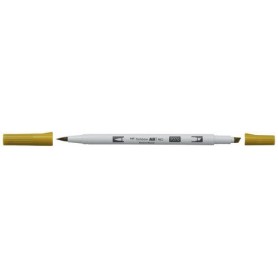 Tombow ABT PRO Alcohol - Dual Brush Pen green ochre