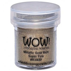 WOW! Embossing Metallic Gold Rich 15ml / Super Fine