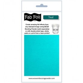WOW! Fabulous Foil - Teal Pack 1mtr x 10.1cm