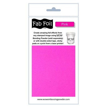 WOW! Fab Foil -  Pink Pack 1mtr x 10.1cm