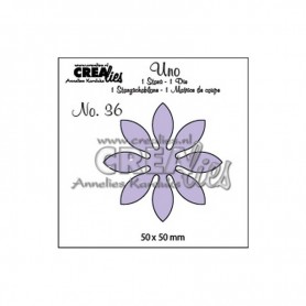 Crealies Uno no. 36 Blumen 18