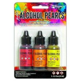 Ranger Alcohol Ink Pearls Kit 1 Deception, Splendor, Alchemy Tim Holtz