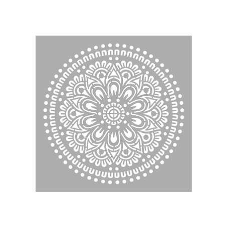 Memories4You Stencil  "Blumenmandala"  (15x15)