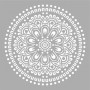 Memories4You Stencil  "Blumenmandala"  (15x15)
