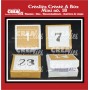 Crealies Create A Box - Mini no. 18 Adventsbox mit Zahlen