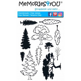 Memories4you Stempel (A5) "Bäume"