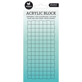 Studio Light block for clearstamp 220x90mm - 8mm