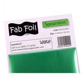 Fabulous Foil -  Spearmint 1mtr x 10.1cm
