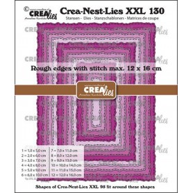 Crealies Crea-nest-stanzt XXL Rechtecke