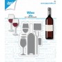 Joy! Crafts Stansmal - Weinglas/Weinflasche