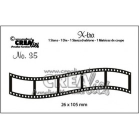 Crealies X-tra no. 35 Curved Filmstreifen klein