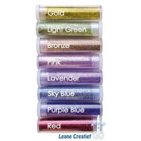 Ultra fine Glitter Sortiment 8 Farben in Rohre