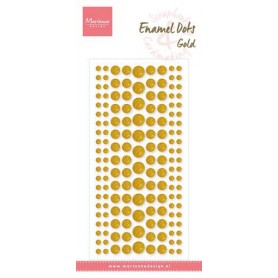 Marianne D Decoration Enamel dots - Goldglitter
