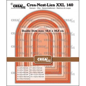 Crealies Crea-nest-dies XXL High Arch mit doppelten Punkten