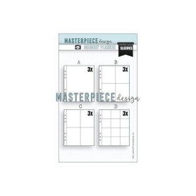 Masterpiece Memory P-Pocket Page sleeves-6x8 VARIETY - 3x design A-D