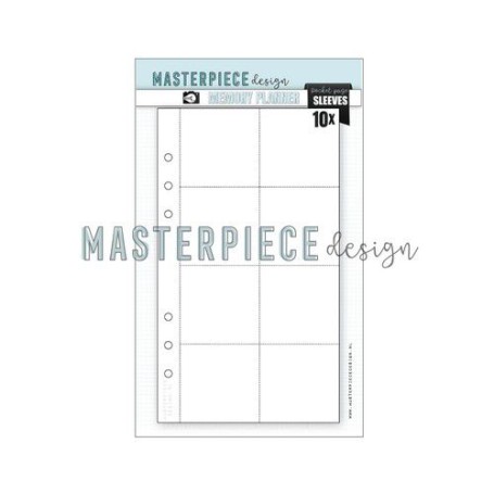 Masterpiece Memory P-Pocket Page sleeves-4x8 design D