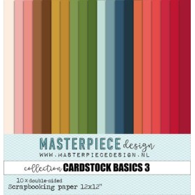 Masterpiece Papercollection Cardstock Basics Nr3 12x12