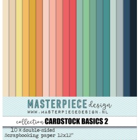 Masterpiece Papercollection Cardstock Basics Nr2 12x12