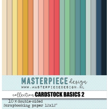Masterpiece Papercollection Cardstock Basics Nr2 12x12