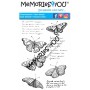 Memories4you Stempel (A6) "Schmetterling - Grunge"