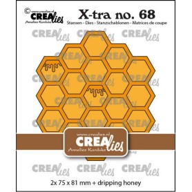 Crealies Xtra Honeycomb