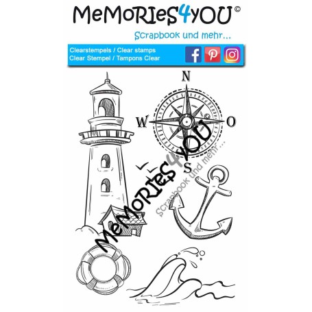 Memories4you Stempel (A6) "Leuchtturm"
