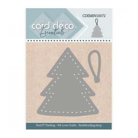 Card Deco Essentials Stanzform MINI Tannenbaum hängend