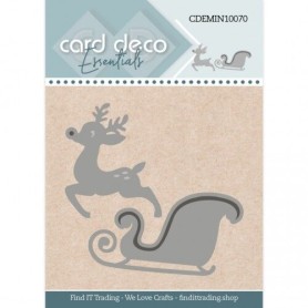 Card Deco Essentials - Mini Dies - Santa's Sledge