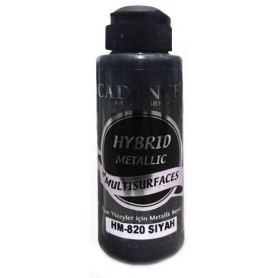 Cadence Hybrid metallic Acrylfarbe (halbmatt) - Schwarz