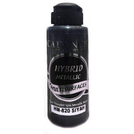 Cadence Hybrid metallic Acrylfarbe (halbmatt) - Schwarz