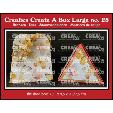 Crealies Create A Box Dreiecksbox groß