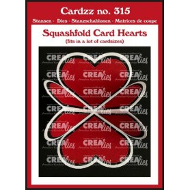 Crealies Cardzz Squashfold-Karte – Herz