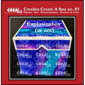 Crealies Create A Box Explosion ( mittel )