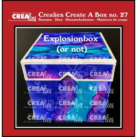 Crealies Create A Box Explosion ( mittel )